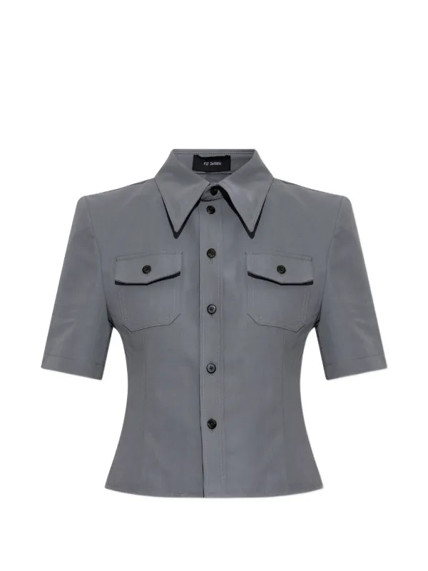 Willy Chavarria Chavela Button-up Shirt in Grey