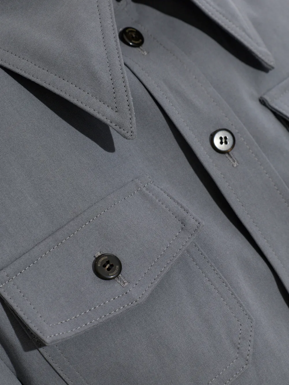 Willy Chavarria Chavela Button-up Shirt in Grey, view 5