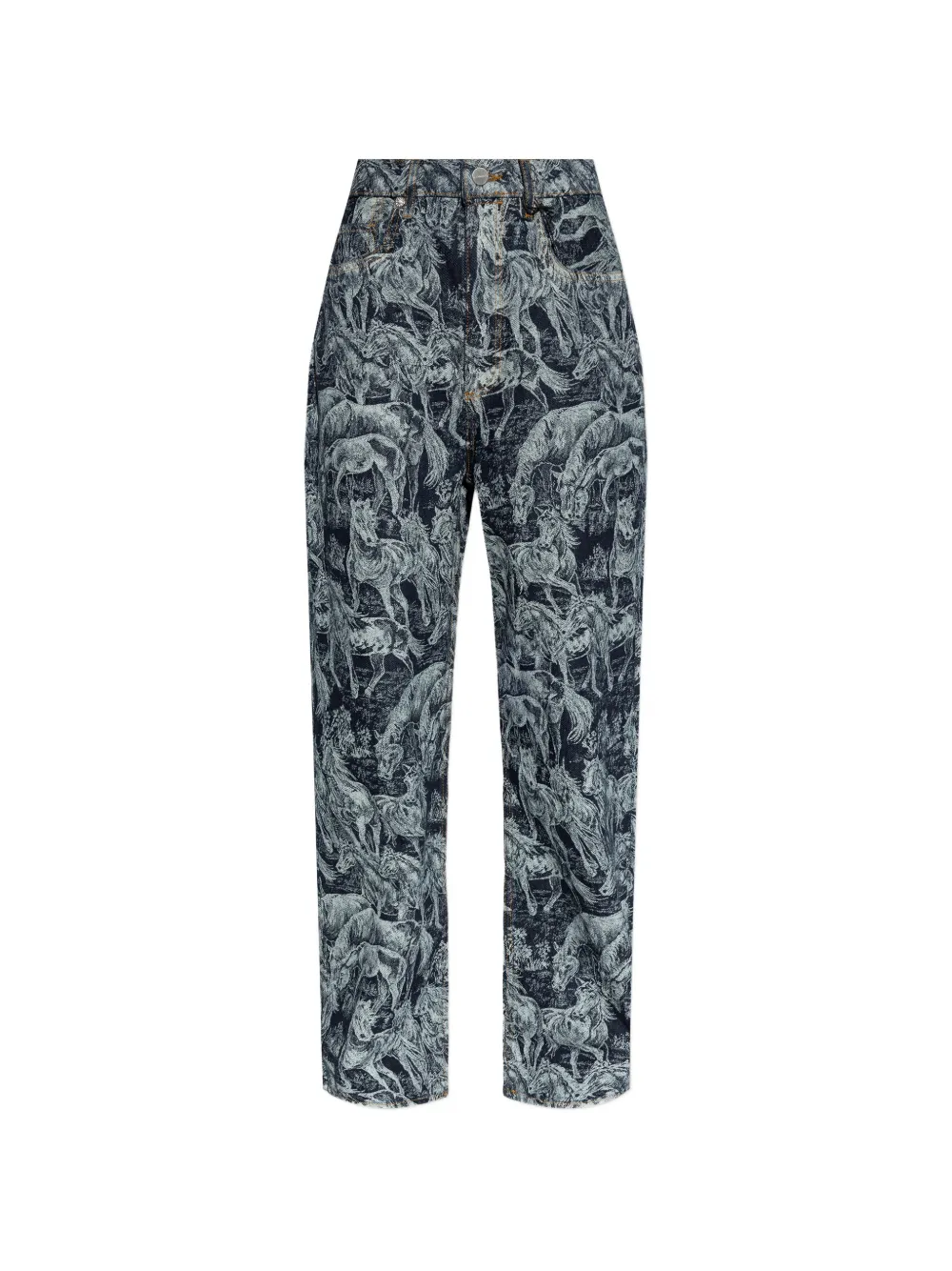 AllSaints Blake Jeans mit durchgehendem Print - Blau