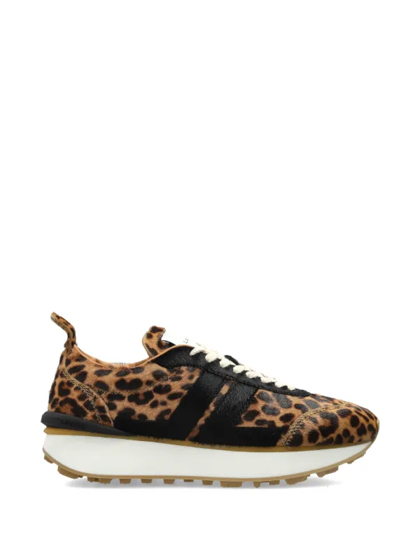 Lanvin Bumpr Sneakers in Pony in Neutrals