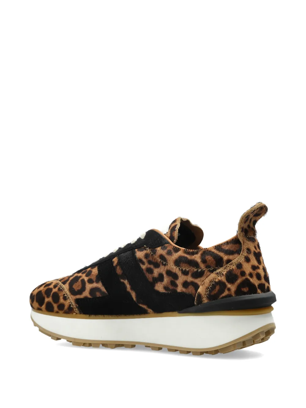Lanvin Sneakers met dierenprint Beige