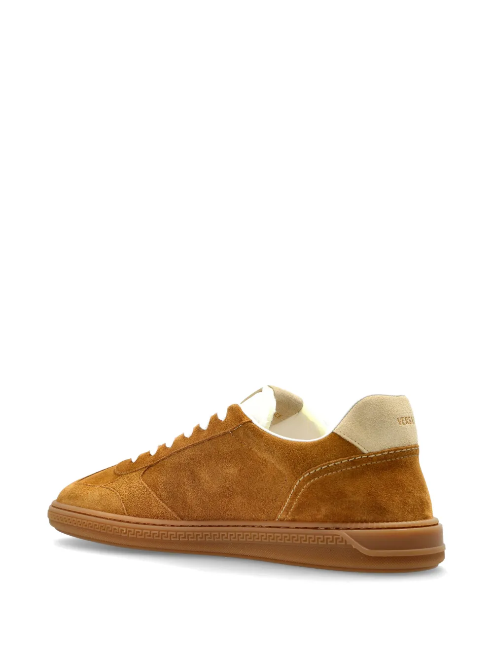 Versace Greca sneakers met vlakken Bruin