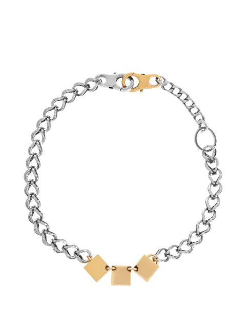 Versace cube-charm keychain 