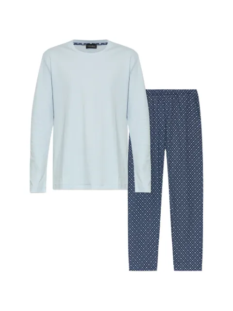 Hanro printed long-sleeve sleepwear set (set of two) 