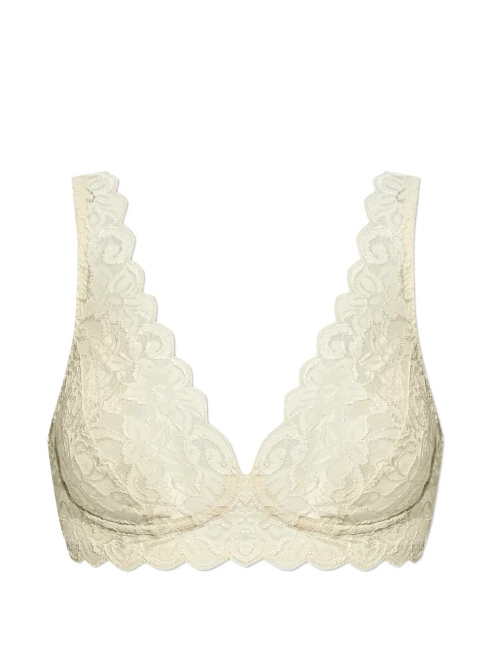 Hanro lace bra - Toni neutri