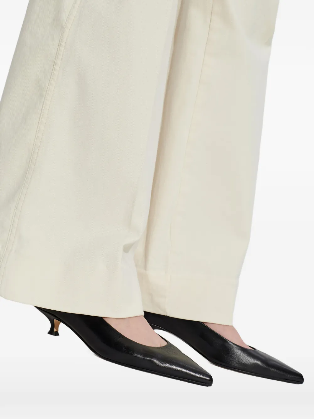 Aeyde Cari schoenen met puntige neus Zwart