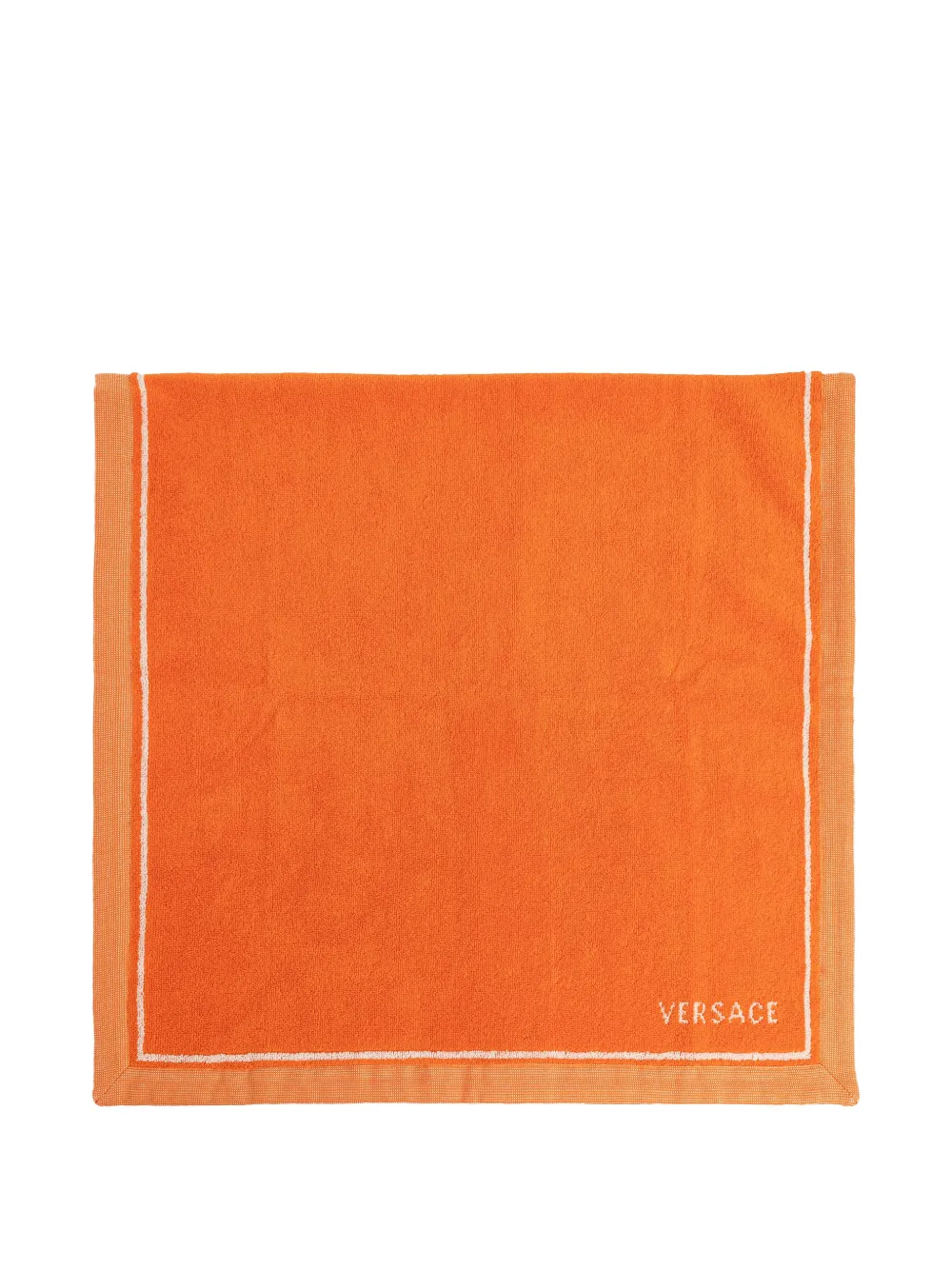 Versace Home logo-detail towel - Arancione