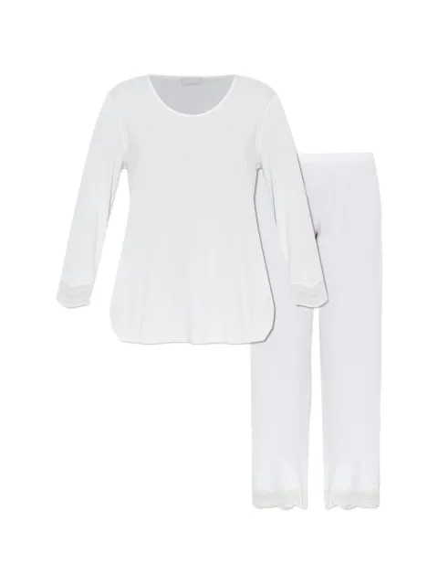 Hanro lace-trim pajama