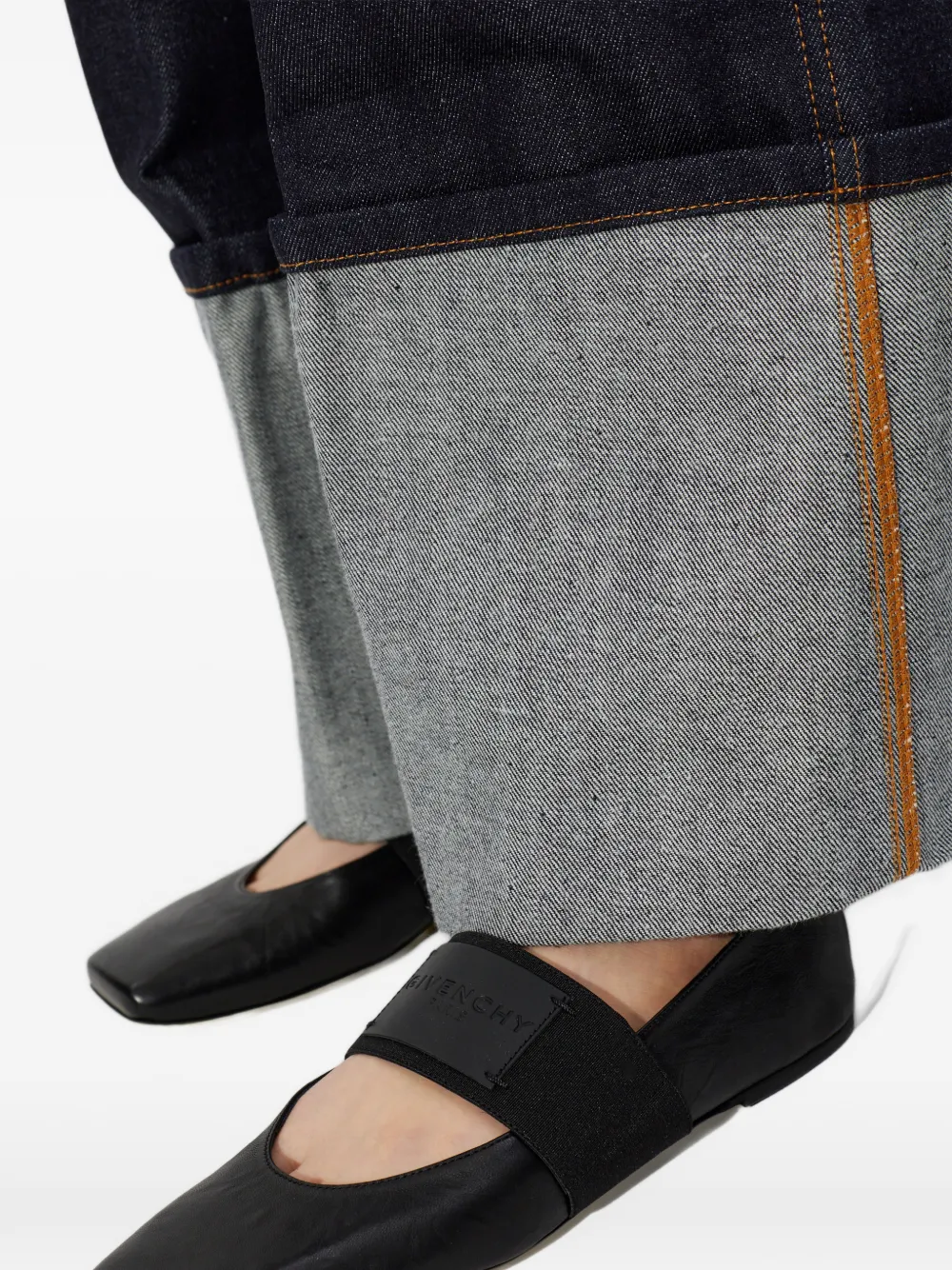 Givenchy Tonal ballerina's met elastische band Zwart