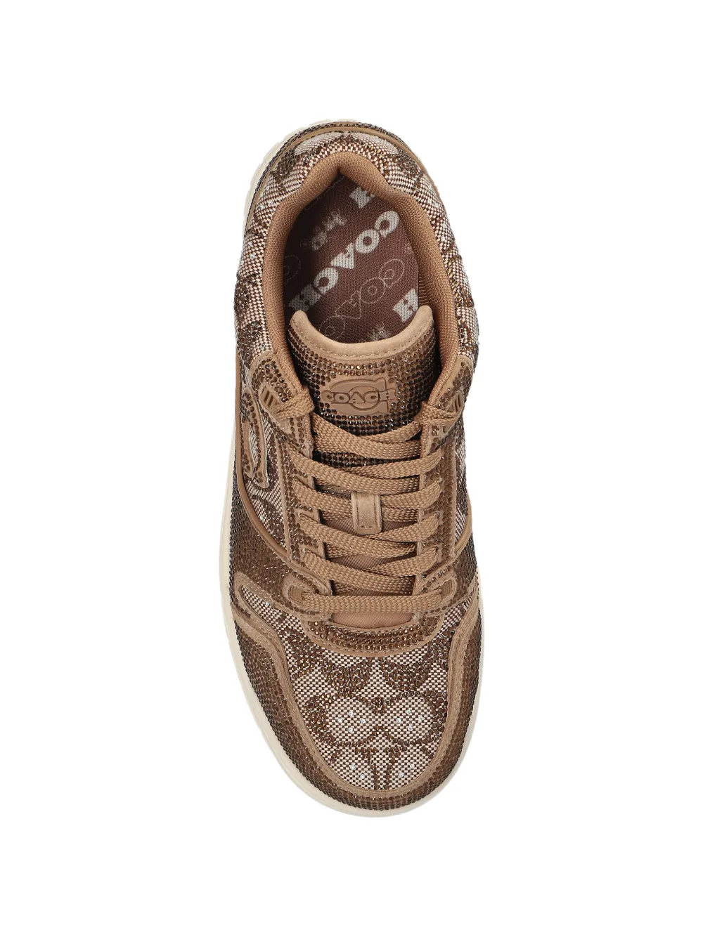 Coach pattern lace-up sneakers Bruin