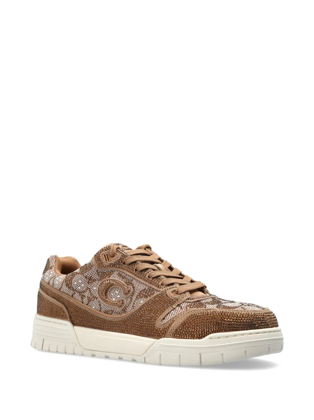 Coach pattern lace-up sneakers Bruin