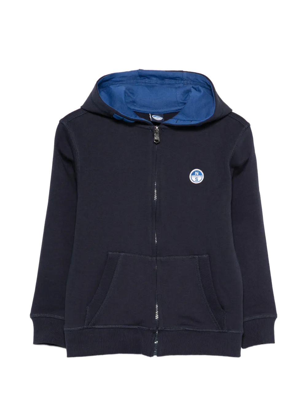 North Sails Kids zip-up hoodie - Blu