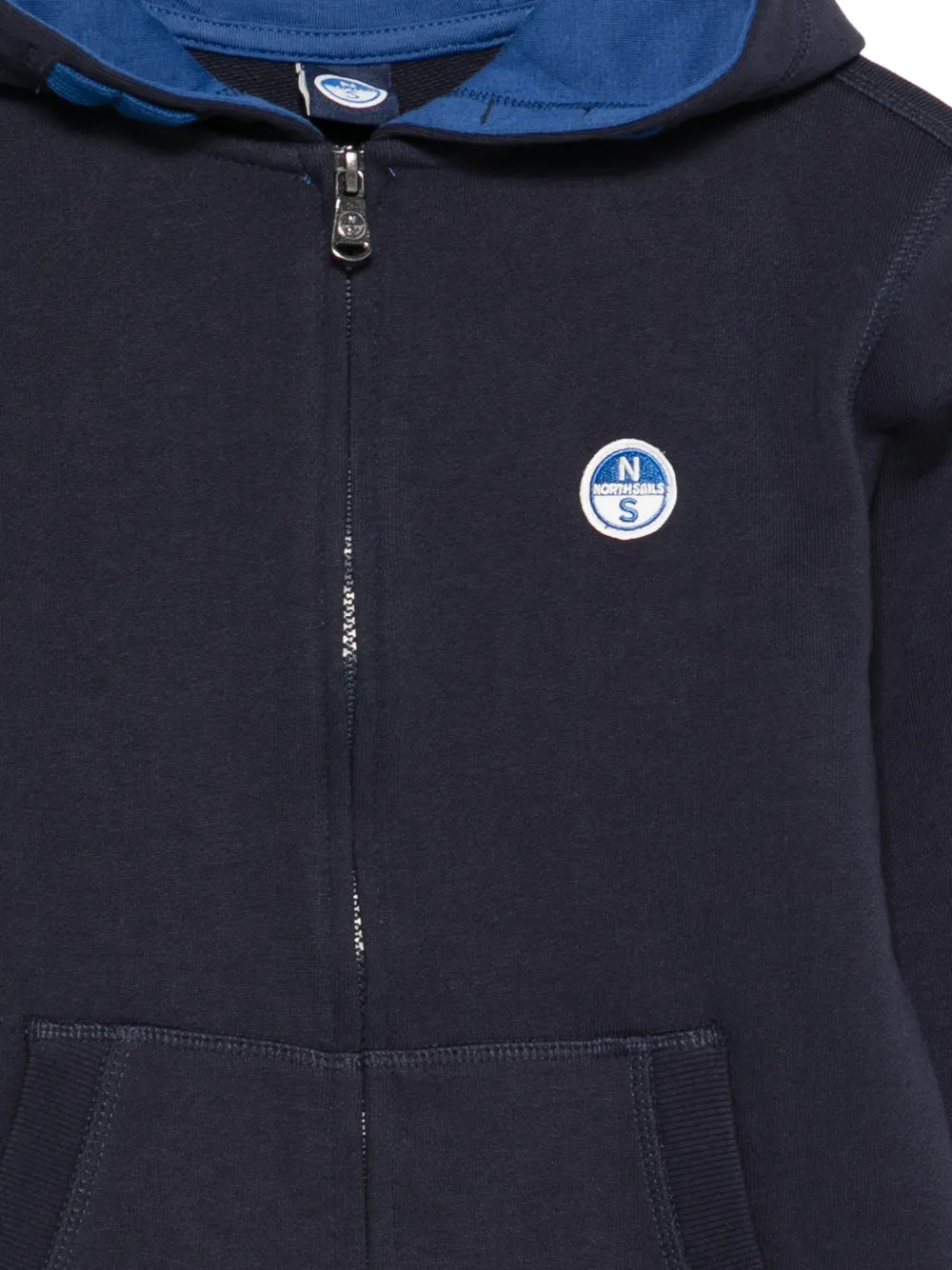  North Sails Kids Zip-up Hoodie - Blue 