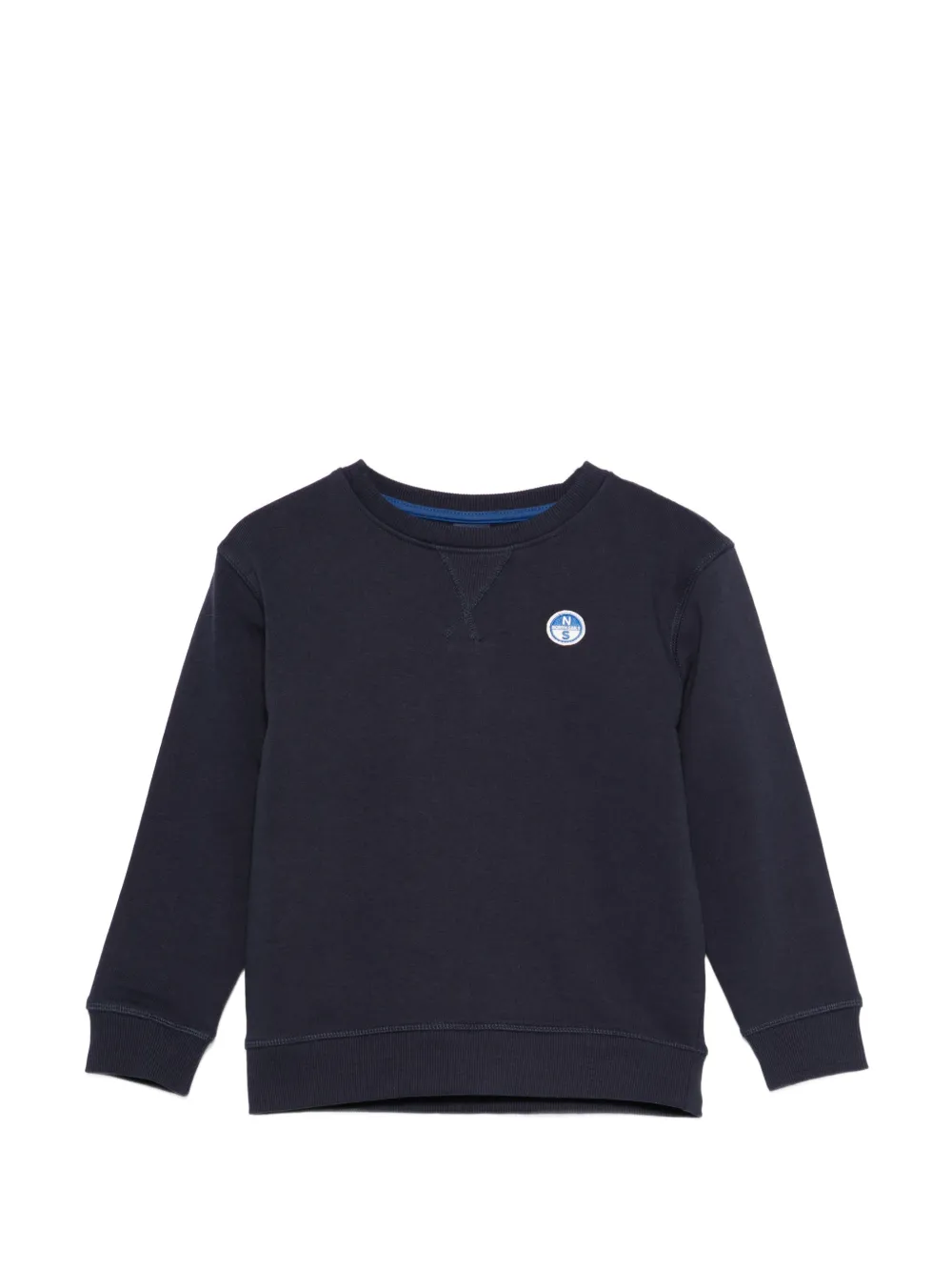 North Sails Kids logo-patch sweatshirt - Blu