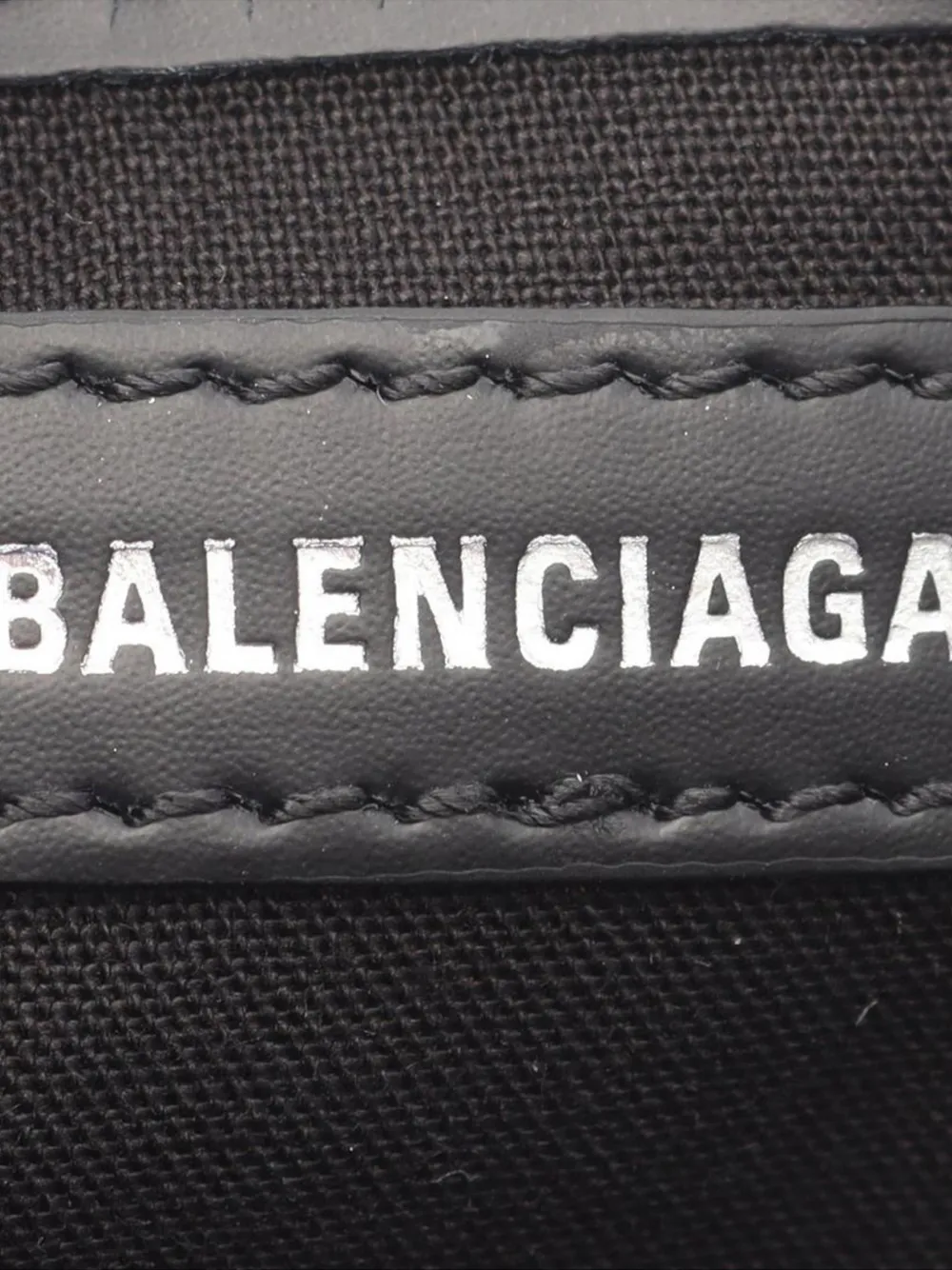  Balenciaga Pre-owned 2010-2026 Canvas Navy Cabas S Tote Bag - Brown 