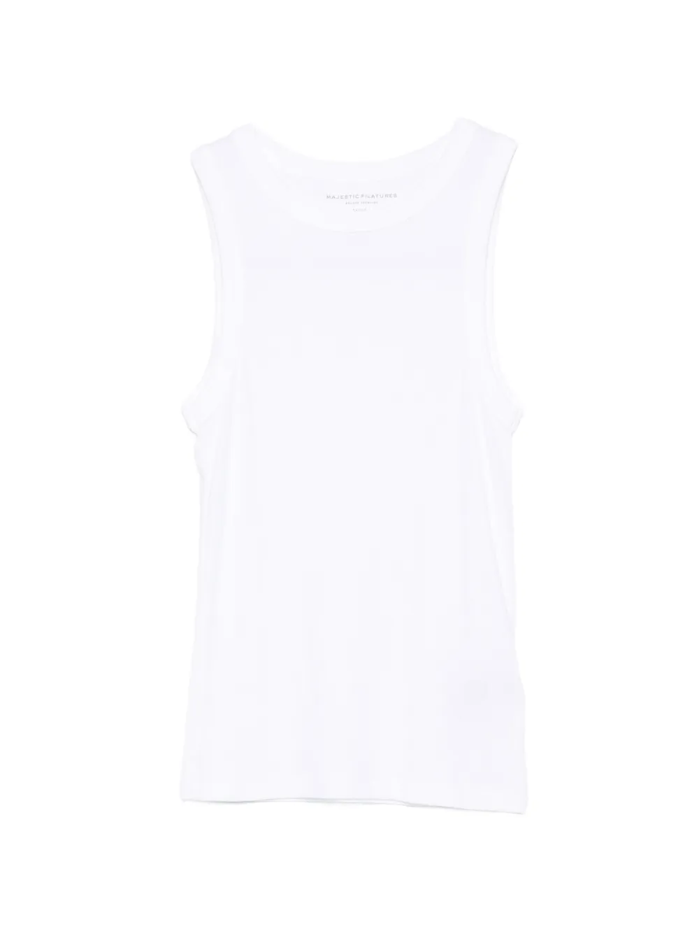 Majestic Filatures ribbed-knit tank top - Bianco