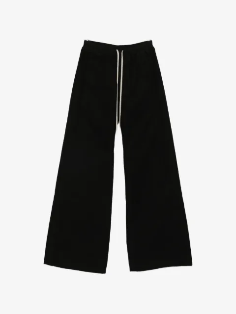 Rick Owens DRKSHDW pantalones anchos con cordones en la pretina