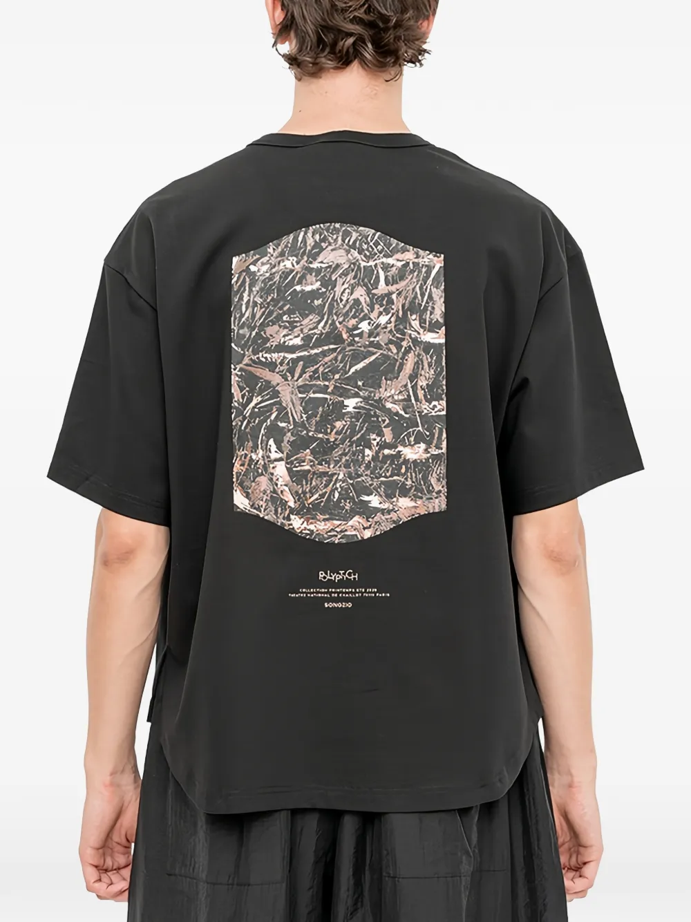 SONGZIO Crossing Strokes T-shirt Zwart