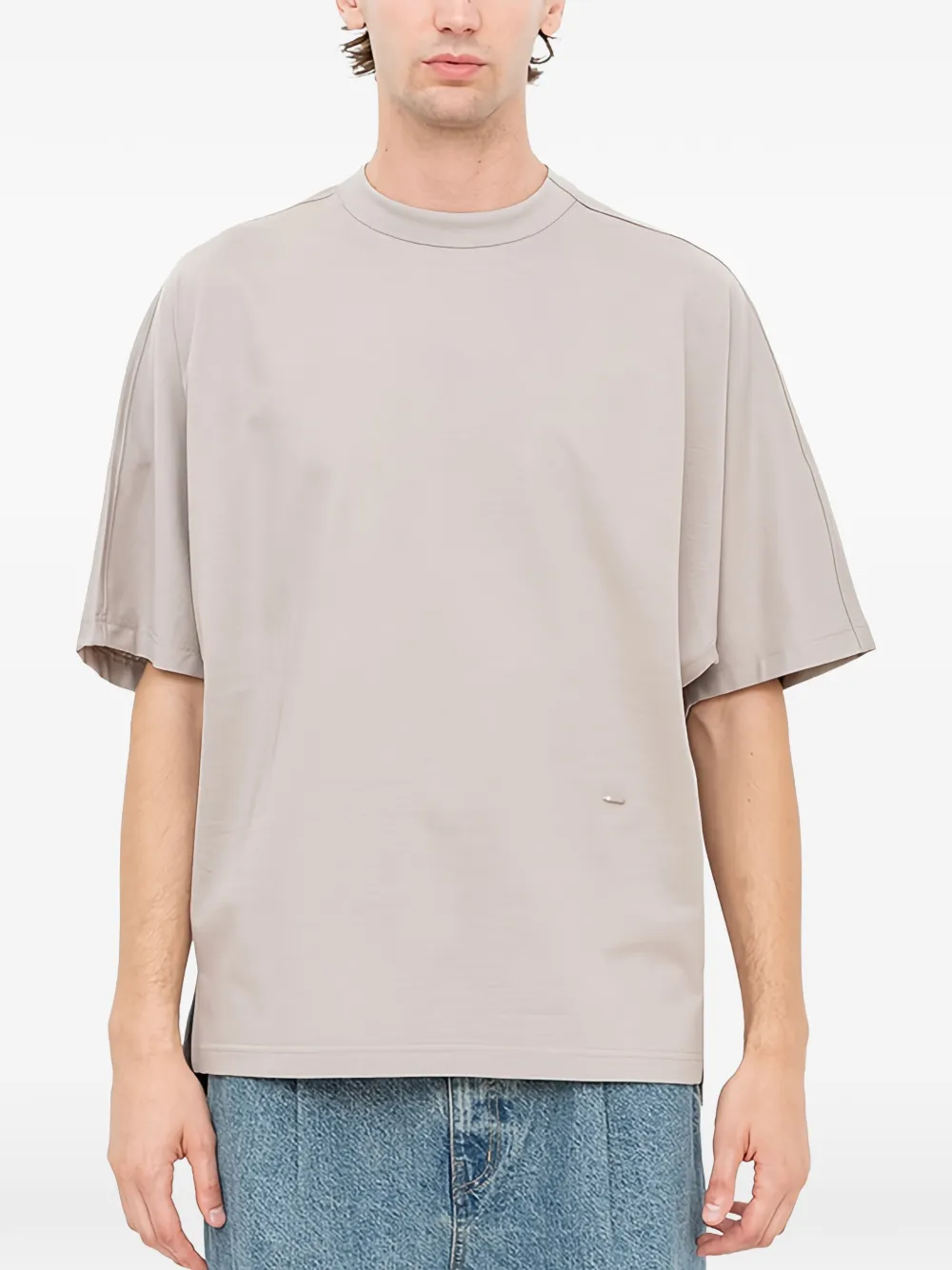 SONGZIO Polyptych curved T-shirt - Toni neutri