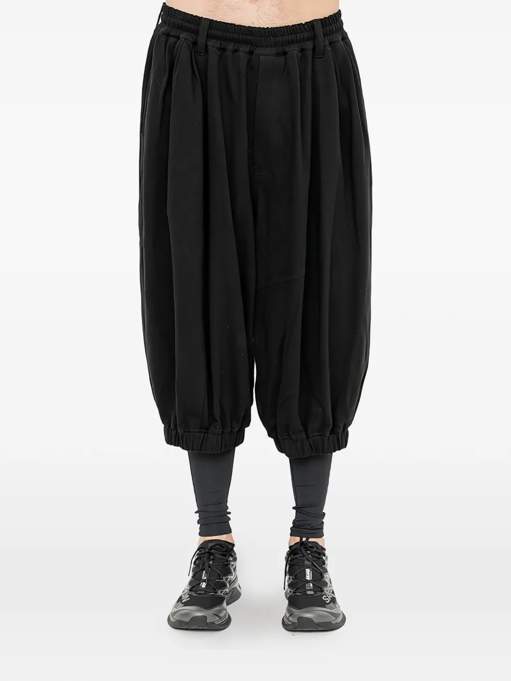 SONGZIO Bias Sarouel track pants - Nero