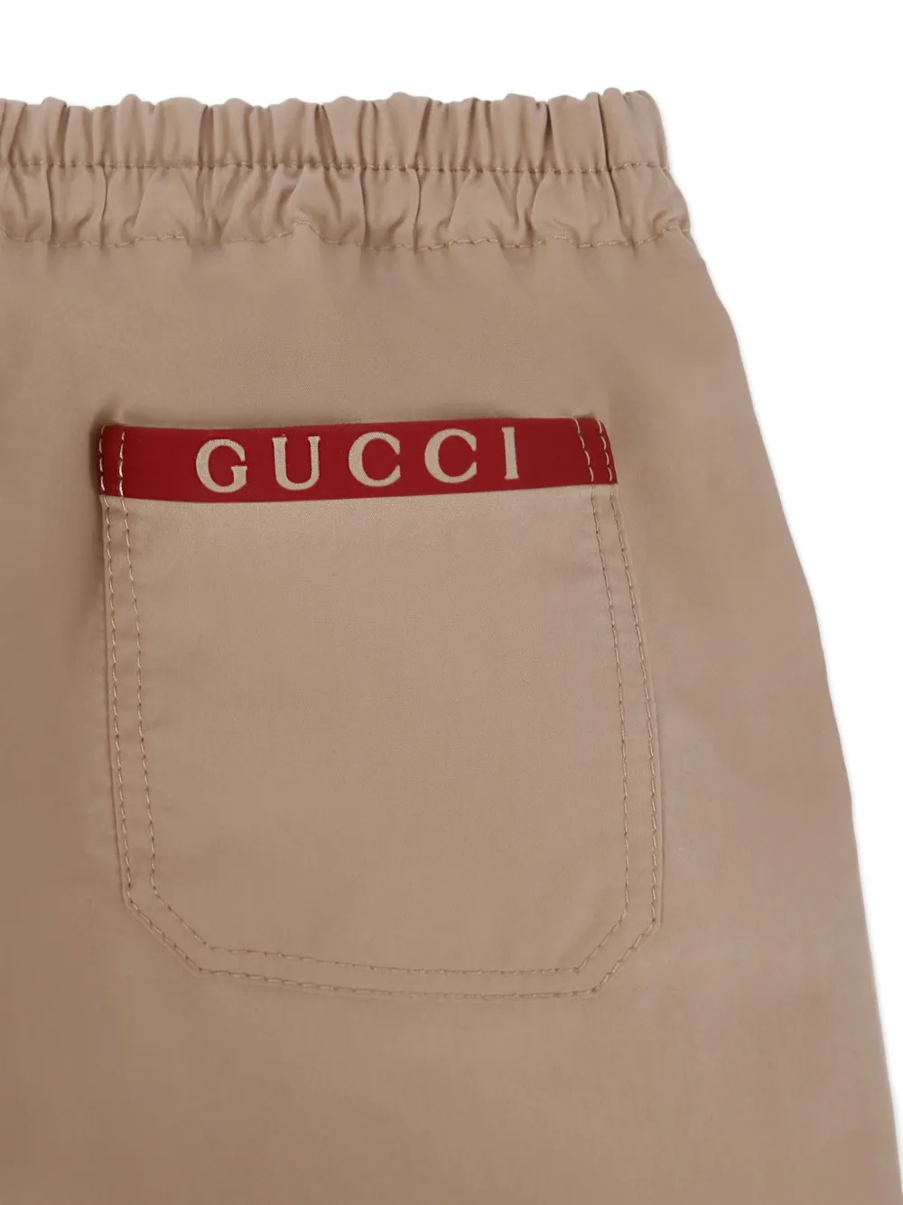  Gucci Kids Pleated Casual Trousers - Neutrals 