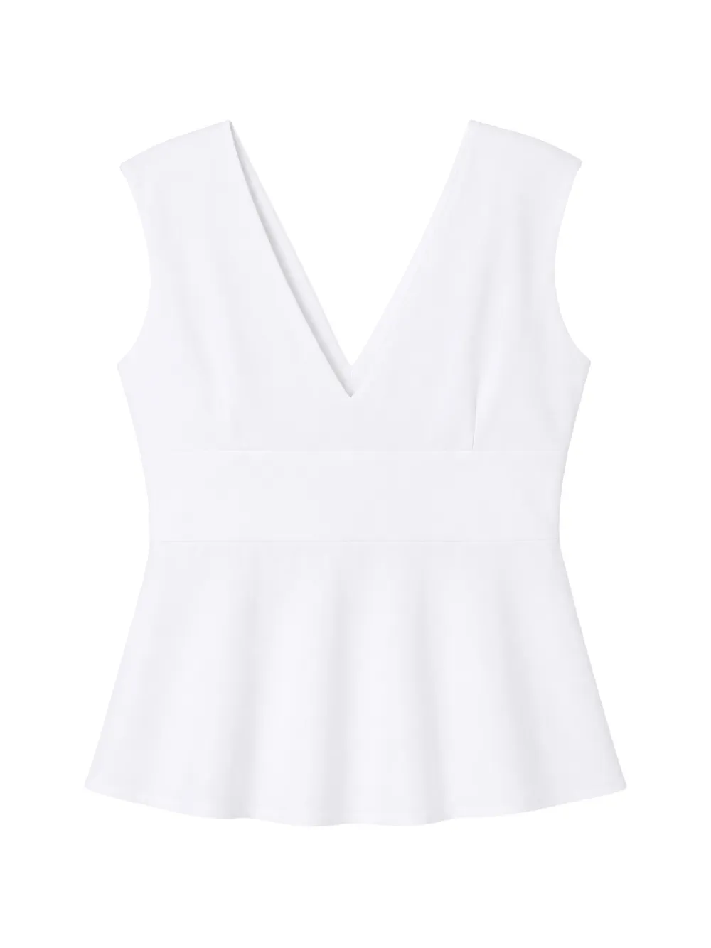 Max Mara V-neck top - Weiß
