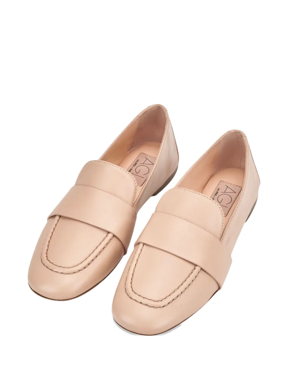 AGL Marienne loafers met banddetail Roze