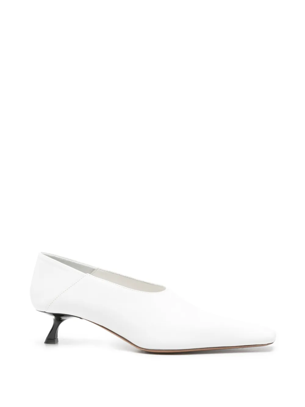 Sportmax square-toe pumps - White