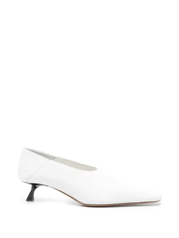 Sportmax Square-toe Pumps in White