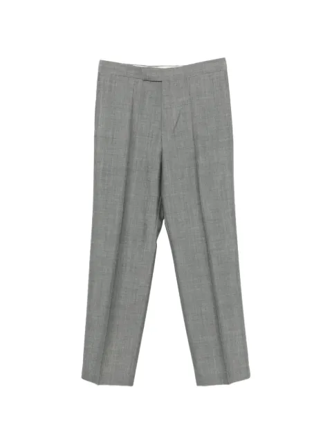 SAPIO pressed-crease mohair trousers