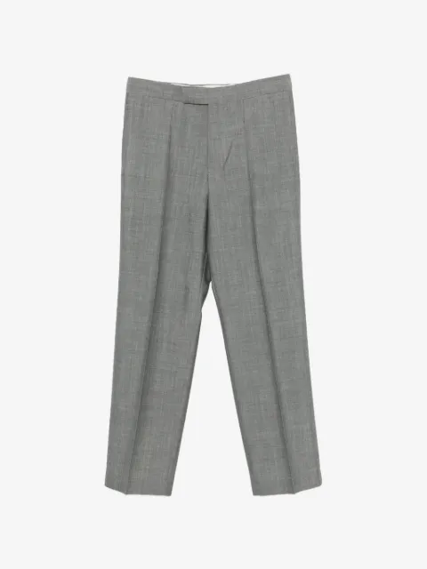 SAPIO pressed-crease mohair trousers
