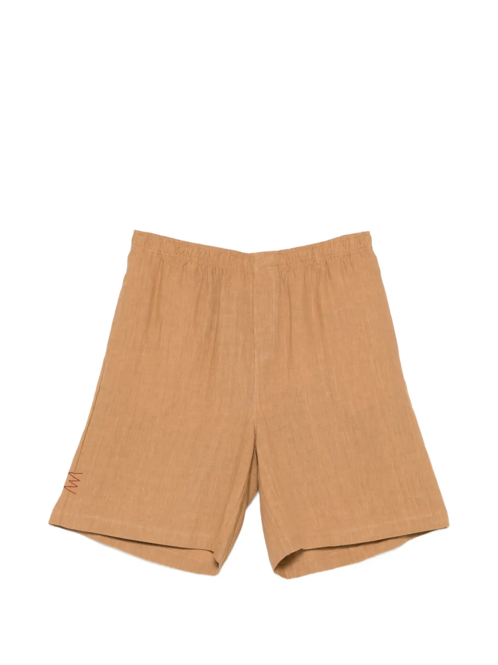 AMARANTO elasticated-waistband shorts - Marrone