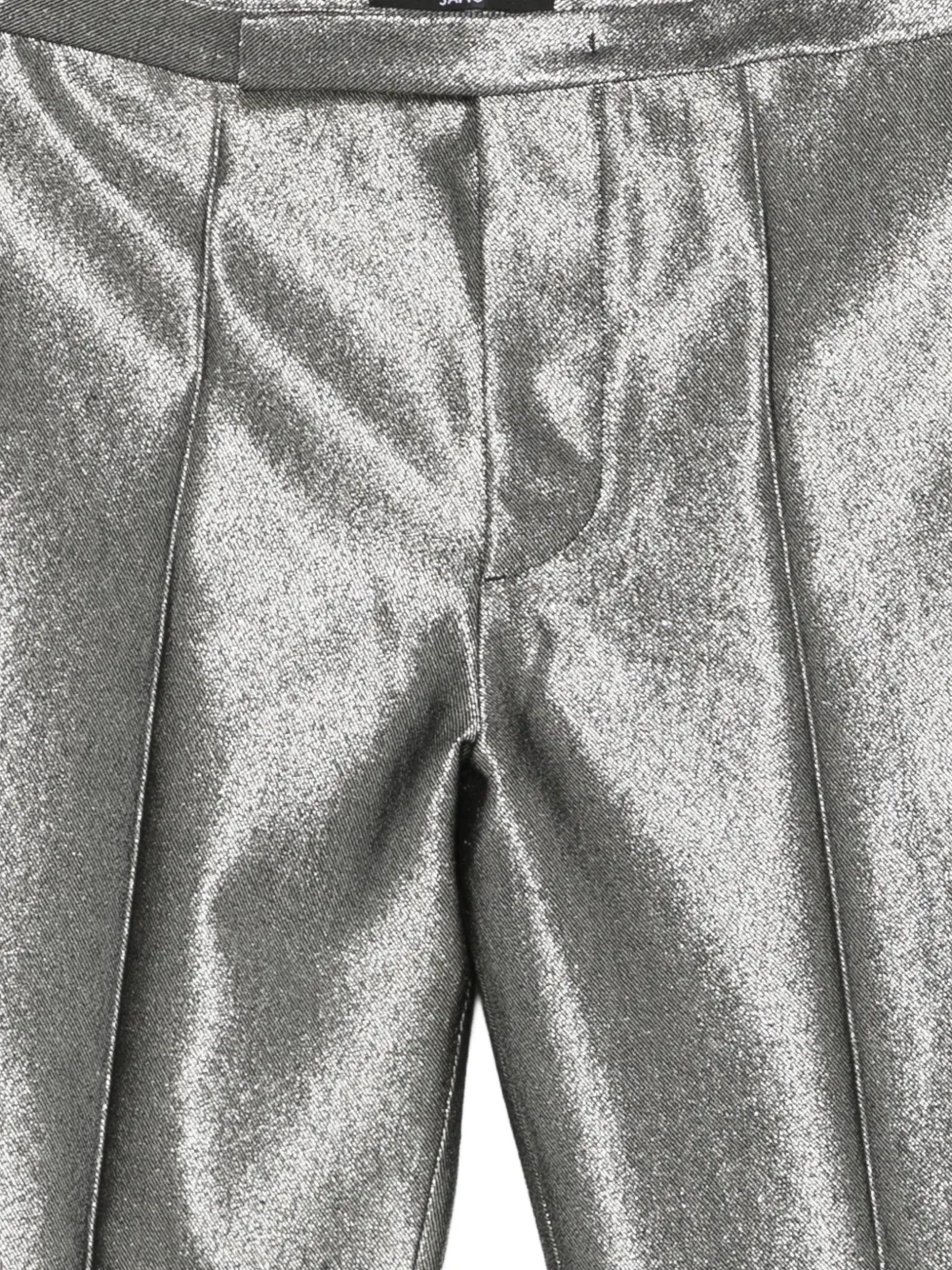 SAPIO Geplooide broek met metallic-effect Zilver
