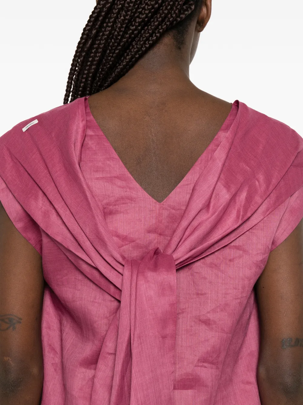 'S Max Mara Top met V-hals Roze