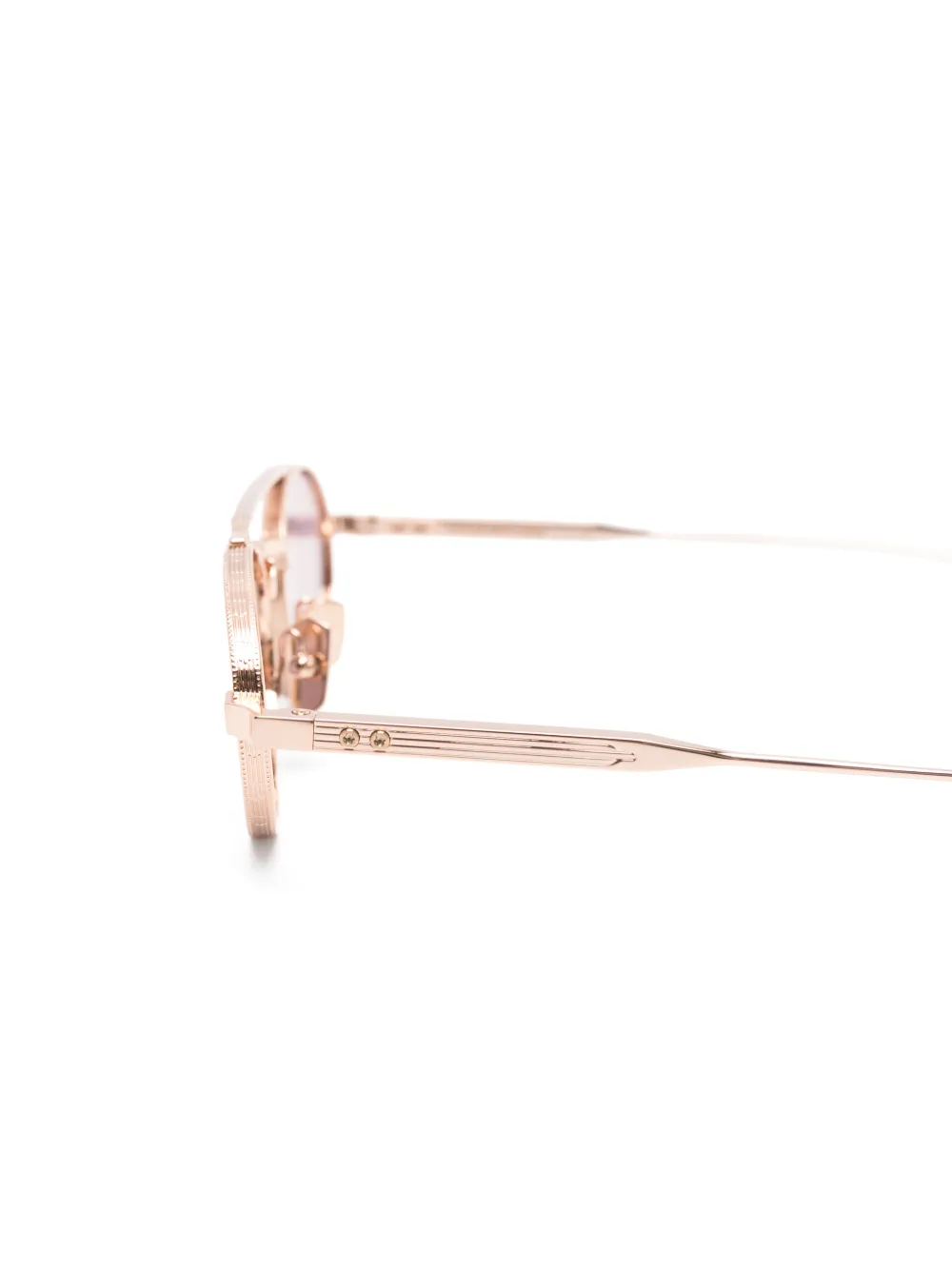 Cutler & Gross Ladbroke zonnebril met ovalen montuur Roze