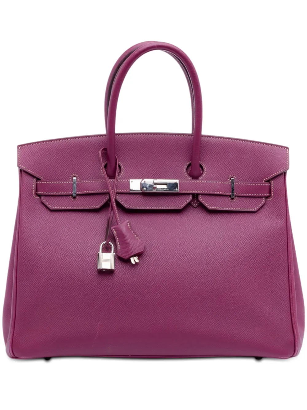 Hermès Pre-Owned 2011 Epsom Candy Verso Birkin Retourne 35 handbag - Rosa