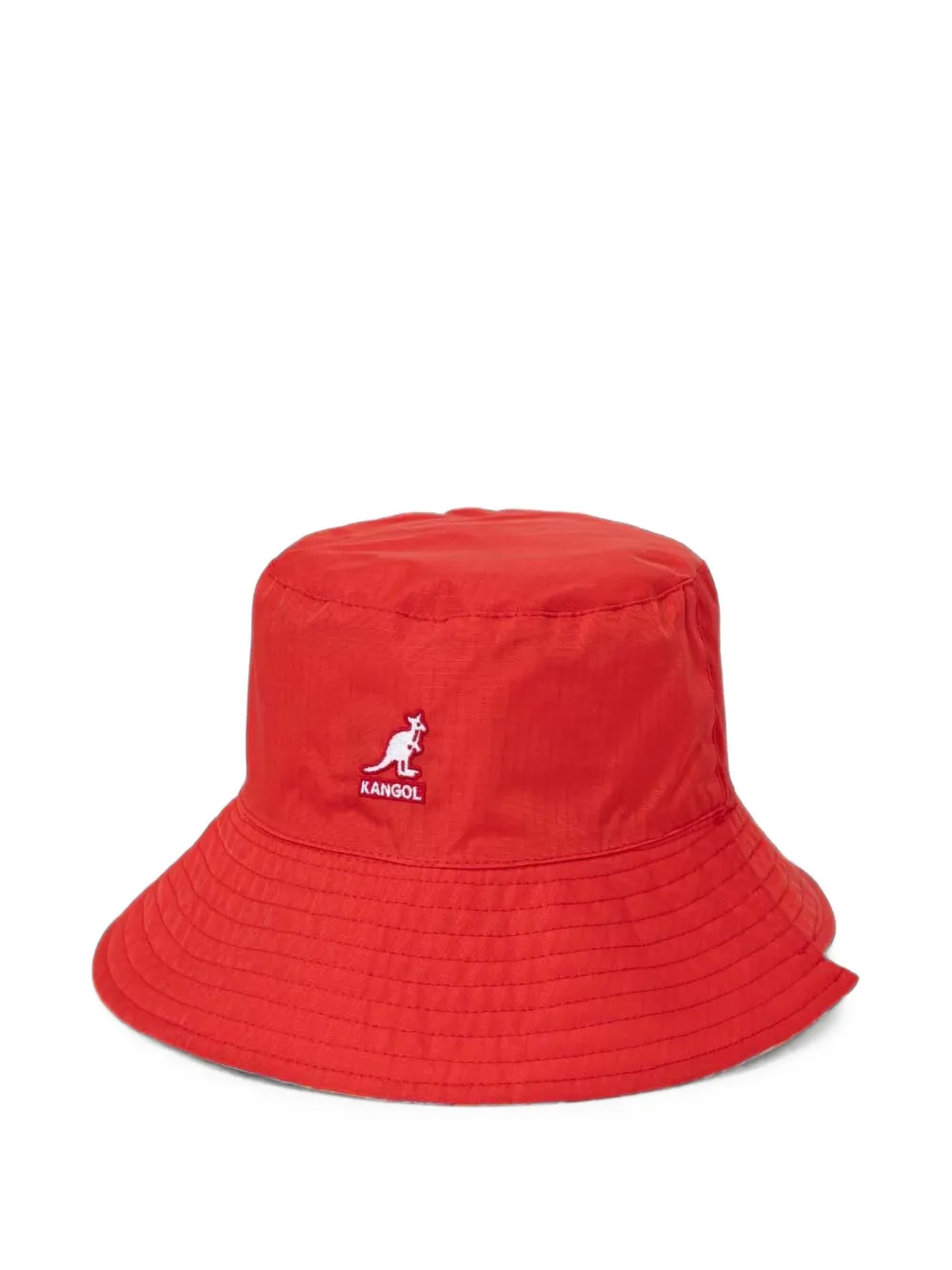 Kangol Vissershoed met bloemenprint Rood
