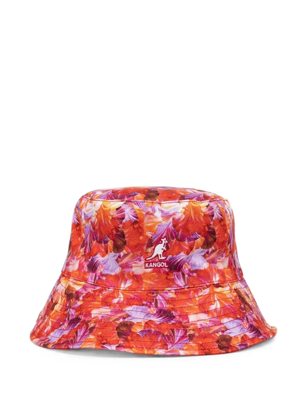 Kangol reversible floral-print bucket hat - Rosso