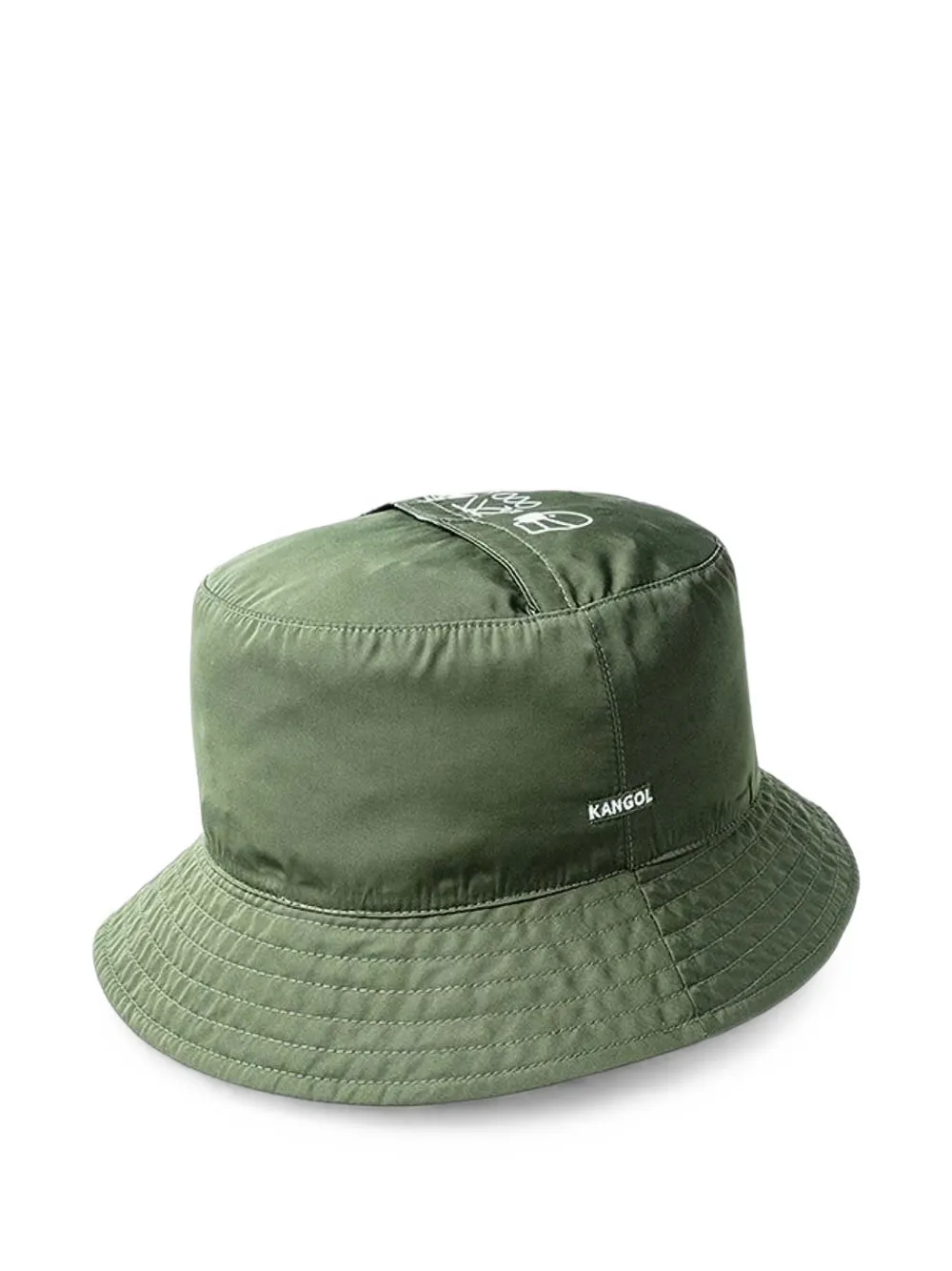 Kangol Omkeerbare vissershoed met bovenlaag van mesh Groen