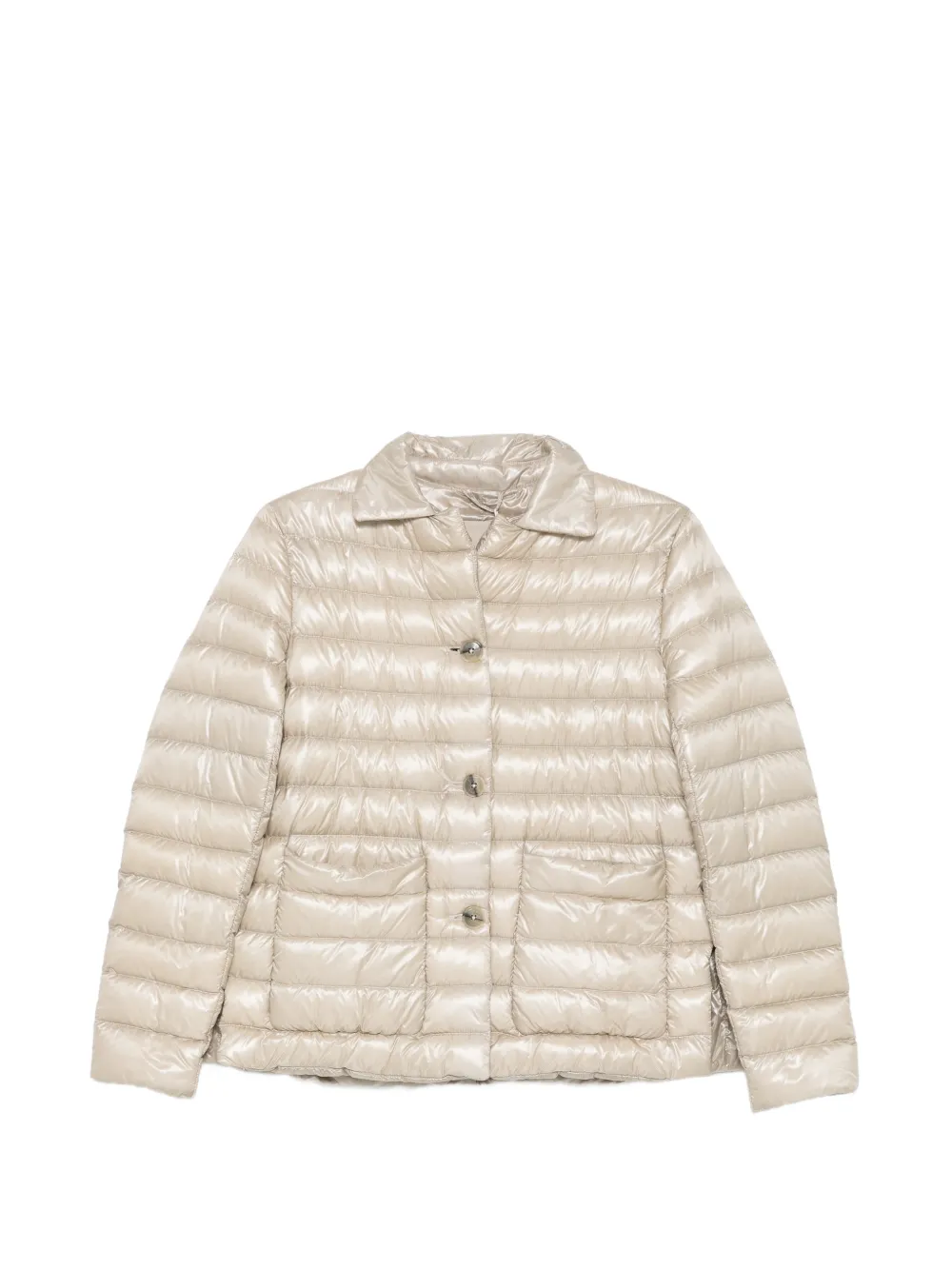Herno quilted button-up jacket - Toni neutri