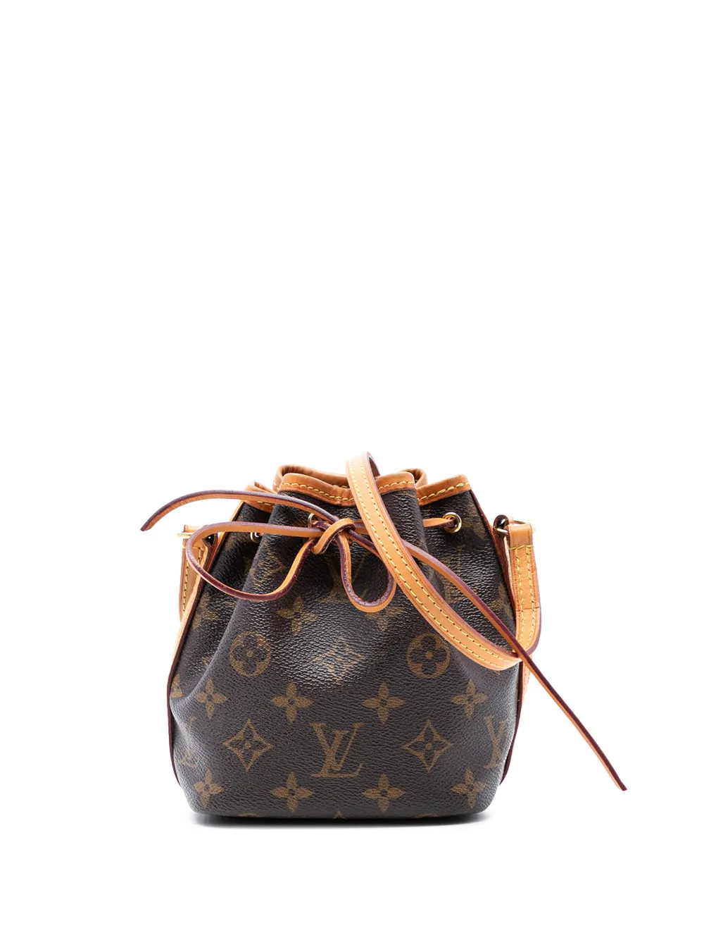 Louis Vuitton Pre-Owned 2017 Monogram Nano Noe bucket bag - Marrone