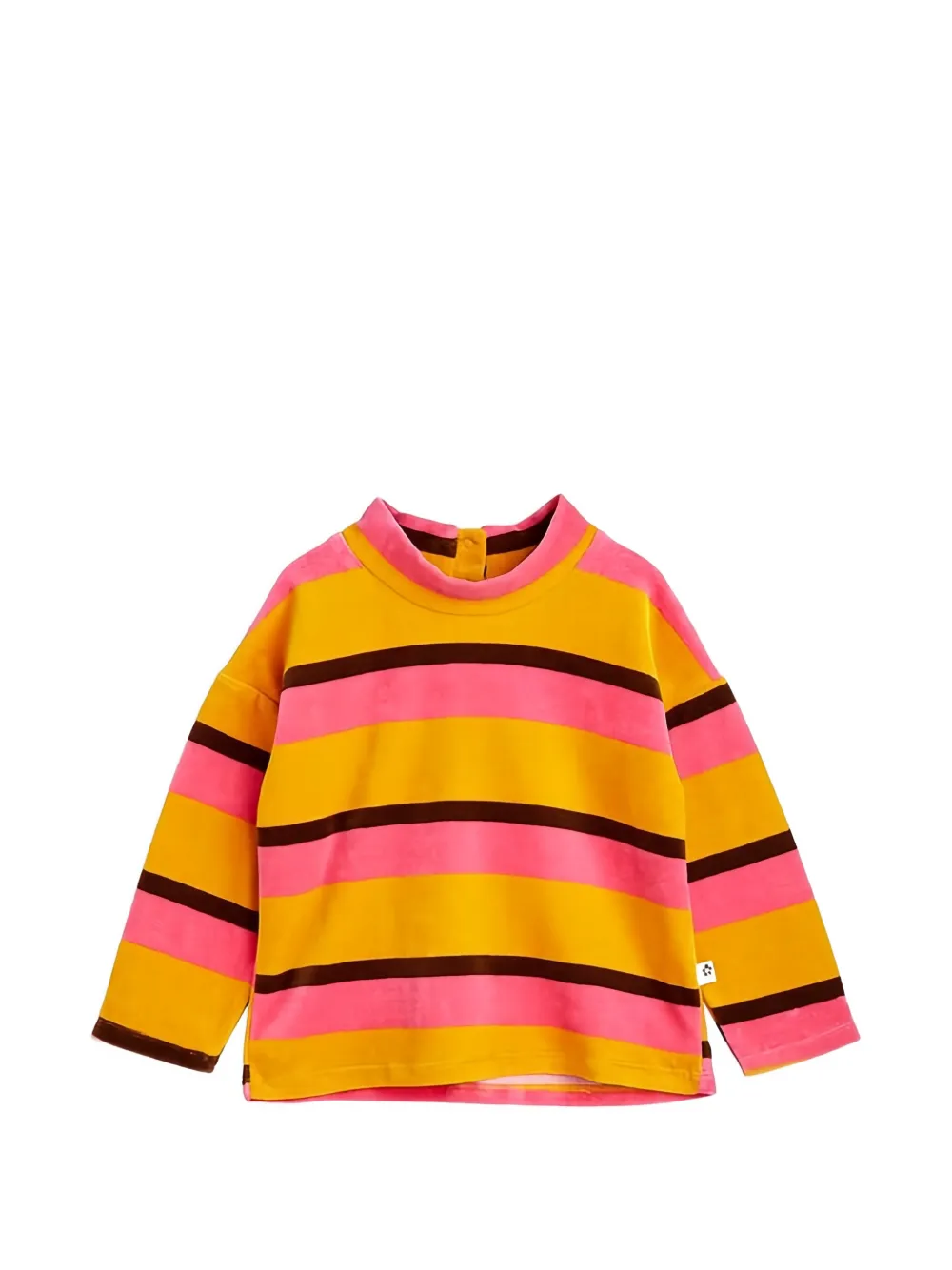 Mini Rodini striped long-sleeved top - Giallo
