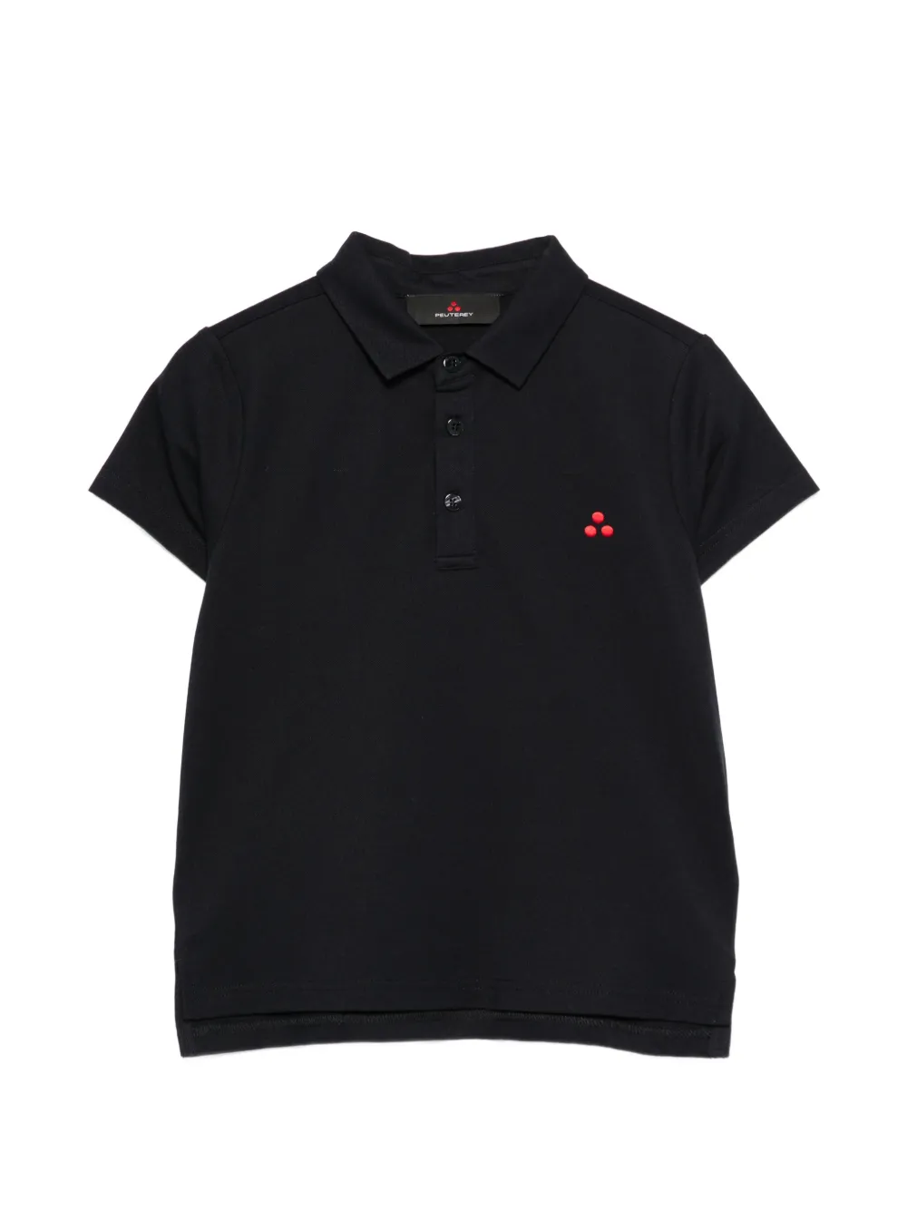 Peuterey Kids' Mezzola Button Polo Shirt In Blue