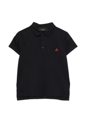 comme des garcons ポロシャツ Comme Des Garçons Play ハートパッチ ポロシャツ | ブラック