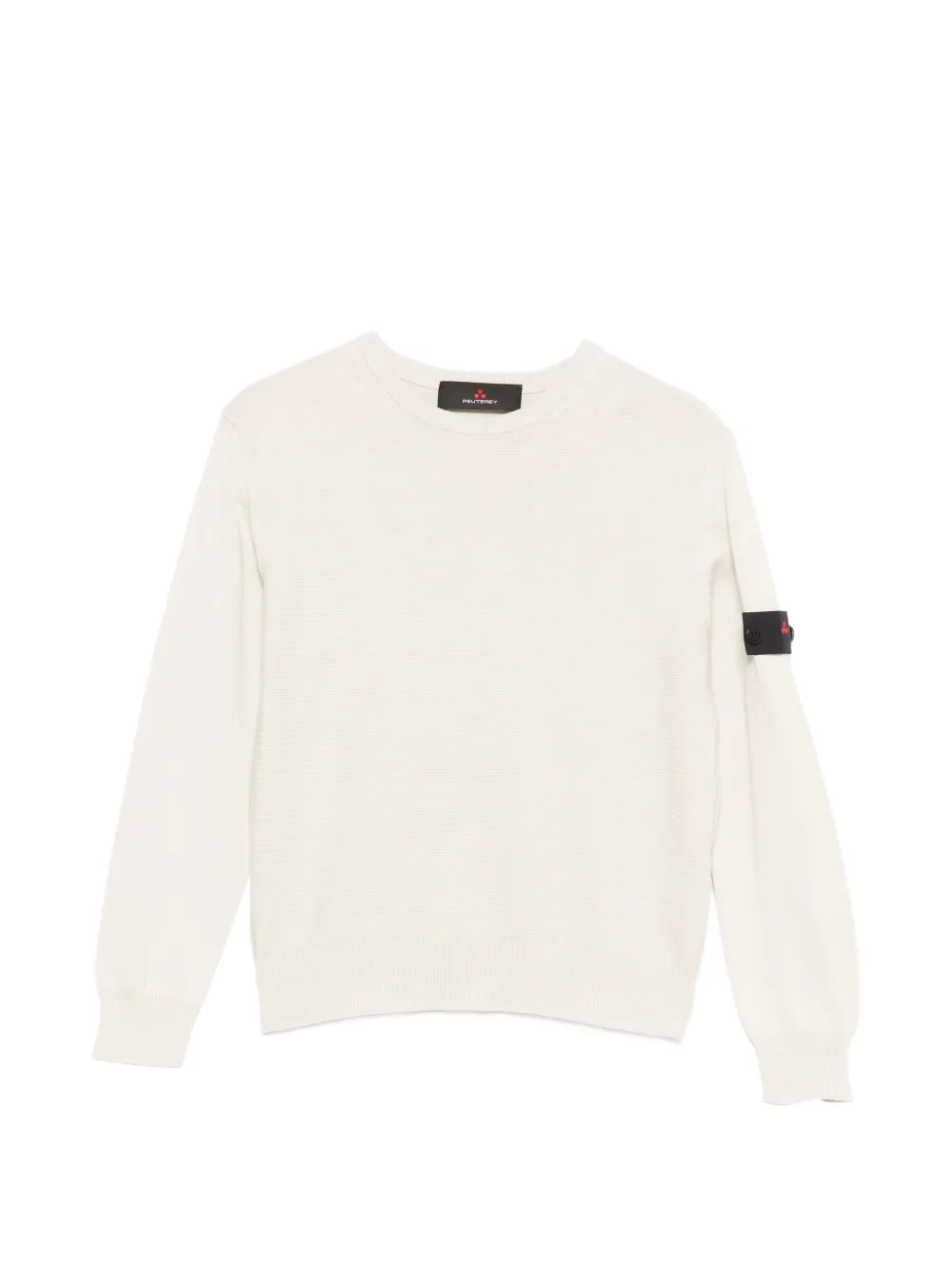 Peuterey Kids' Ganna Crew-neck Sweater In Neutral