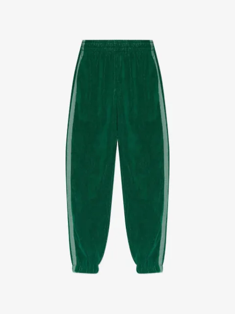 Versace cotton-terry jacquard sweatpants