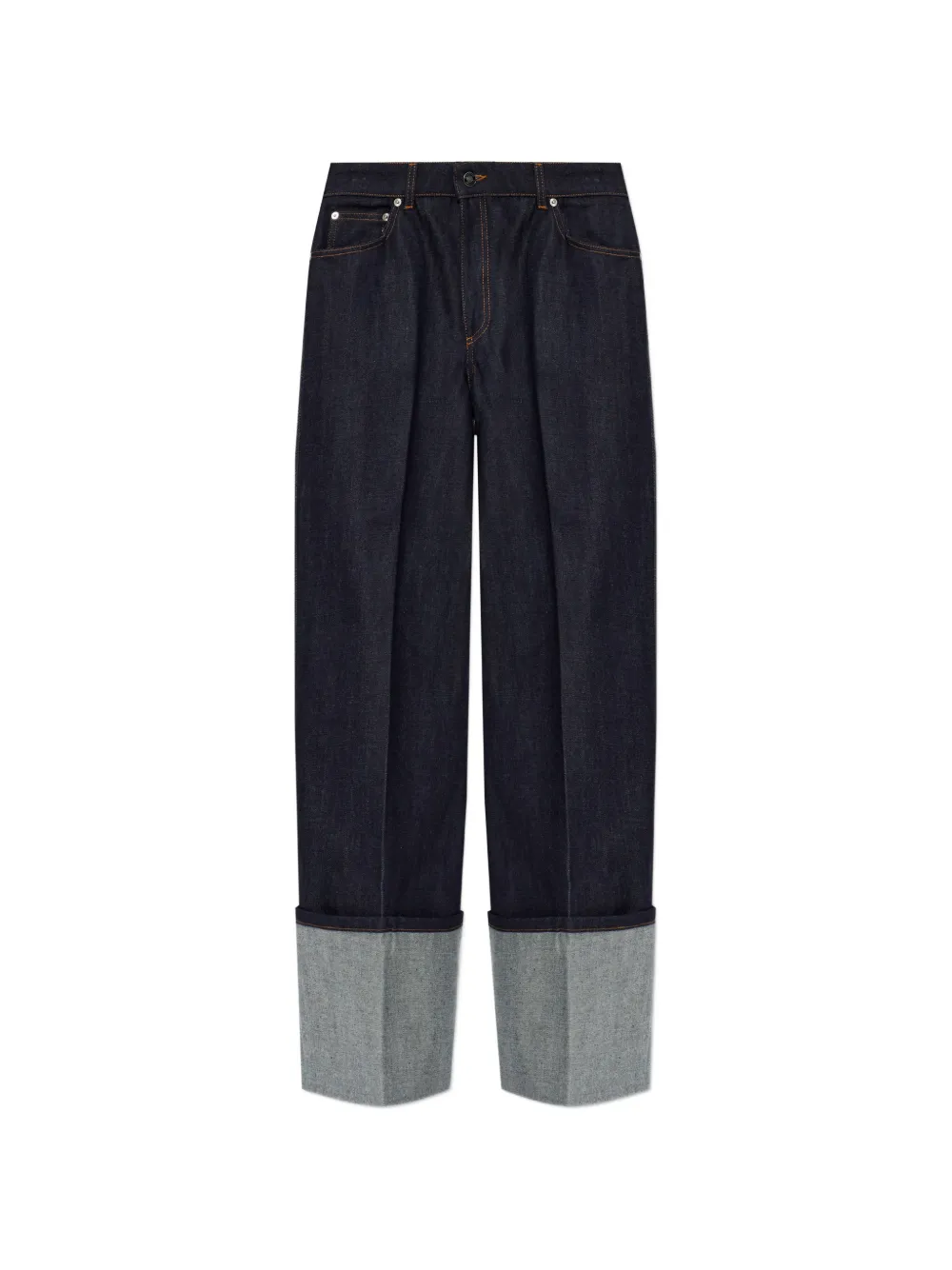 Givenchy cuffed wide-leg jeans - Blu