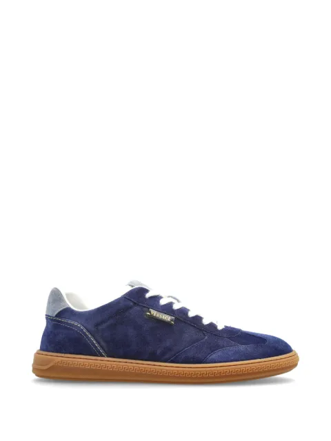 Versace Greca Court suede sneakers