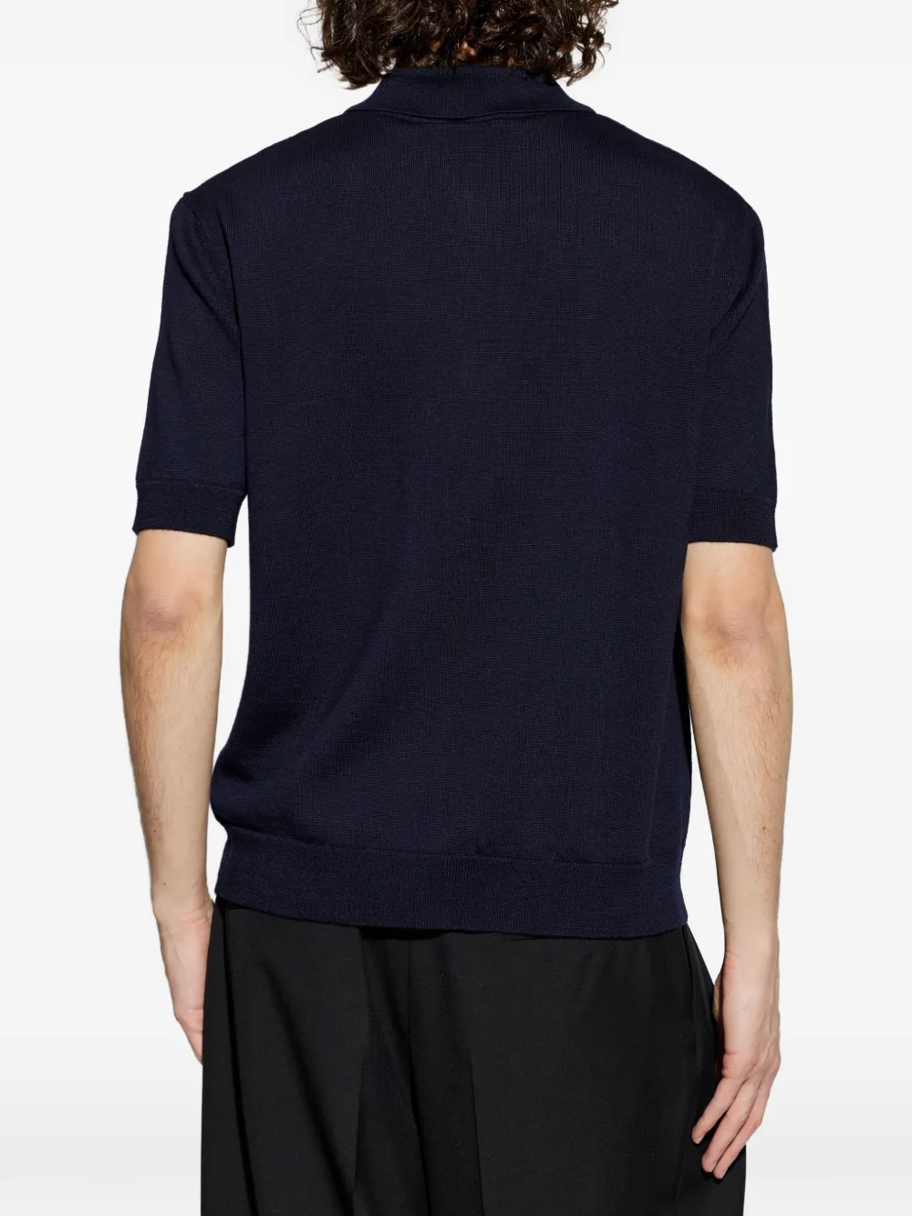 Balmain Poloshirt met logodetail Blauw