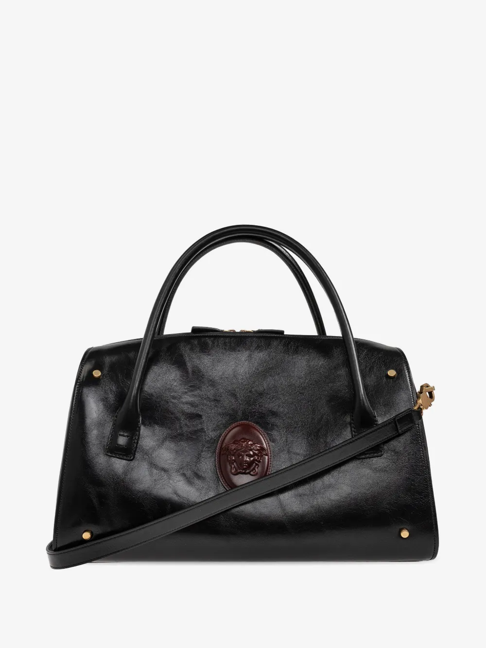 Versace Roomy Boston small tote bag | Black | Image 1